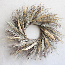 Load image into Gallery viewer, Sun Washed Okra Wreath 22&quot;
