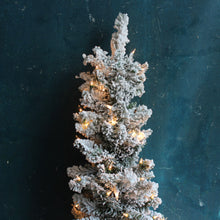 Load image into Gallery viewer, Faux Flocked Tree (Local Pickup ONLY)

