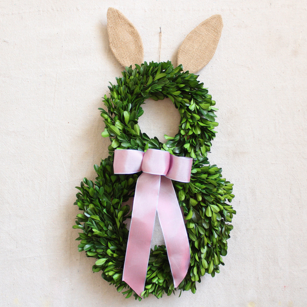 Bunny Boxwood Wreath 21