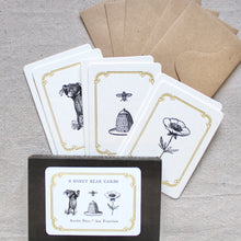Load image into Gallery viewer, Letterpress Cards - Honey Bear Set
