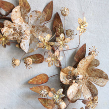 Load image into Gallery viewer, Metal Wreath - Golden Bloom Wreath 18&quot;
