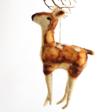 Load image into Gallery viewer, Ornament - Wool Felt Deer
