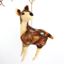 Load image into Gallery viewer, Ornament - Wool Felt Deer
