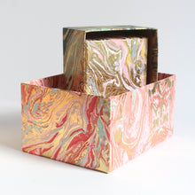 Load image into Gallery viewer, Gift Box - Handmade Recycled Marbled Paper Boxes - Rectangle
