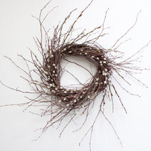 Load image into Gallery viewer, Pussy Willow Twist Wreath
