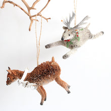 Load image into Gallery viewer, Ornament - Bottle Brush Reindeer
