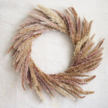 Load image into Gallery viewer, Natural Pampas Grass Wreath 20&#39;&#39;
