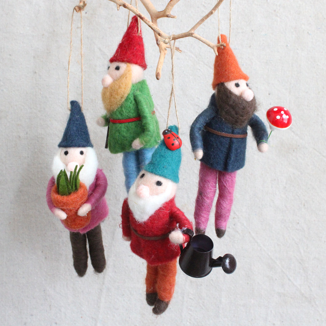 Ornament - Wool Felt Gnome
