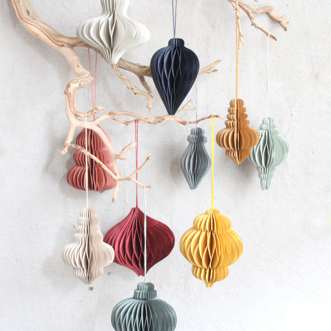 Ornament - Recycled Paper Accordion