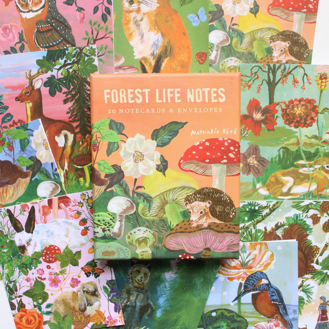 Forest Life Notecards & Envelopes 20