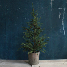 Load image into Gallery viewer, Faux Evergreen Tabletop Trees
