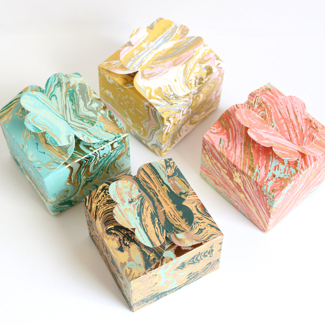 Gift Box - Marbled Paper