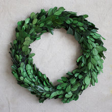 Load image into Gallery viewer, Petite Preserved Boxwood Wreath
