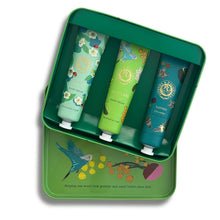 Load image into Gallery viewer, Hand Cream Tin Collection (Lime, Cucumber, Green Tea)
